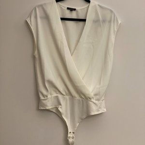 Dynamite White Bodysuit Size Medium